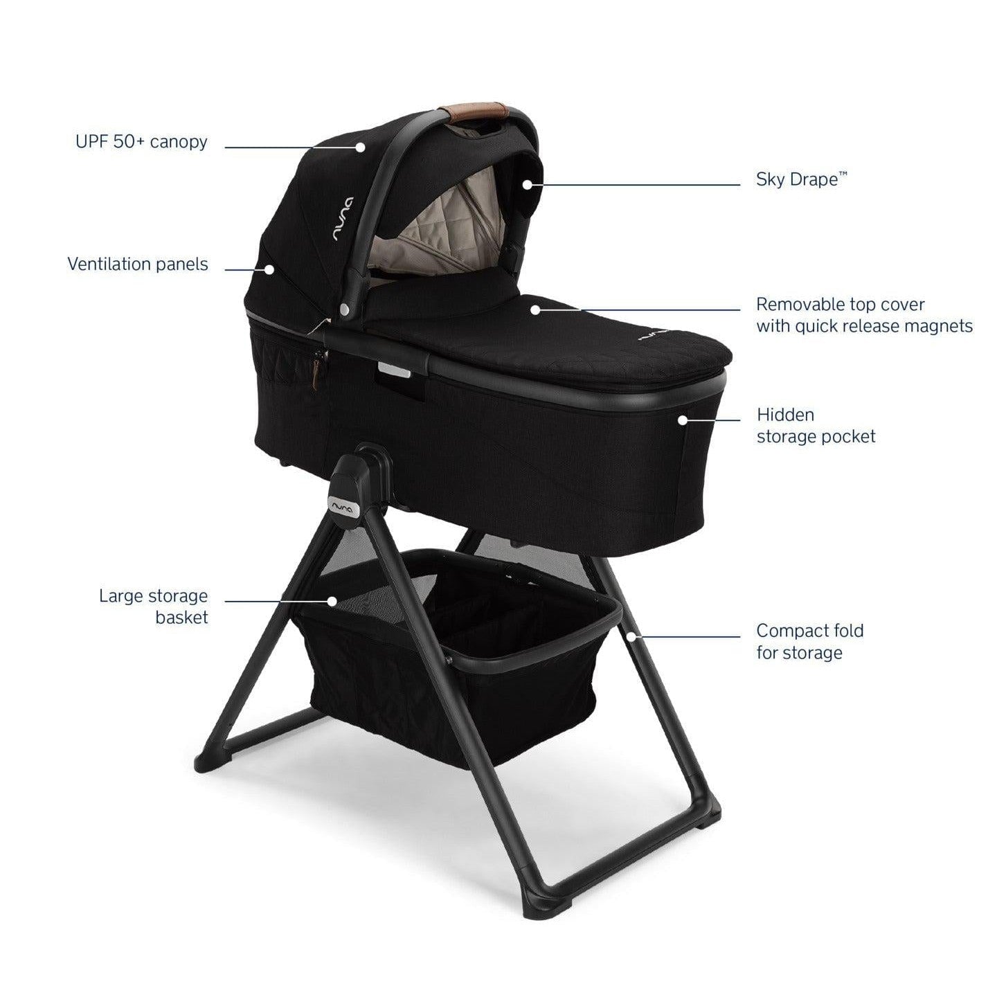 NUNA Accessories Nuna Demi Next Bassinet + Stand