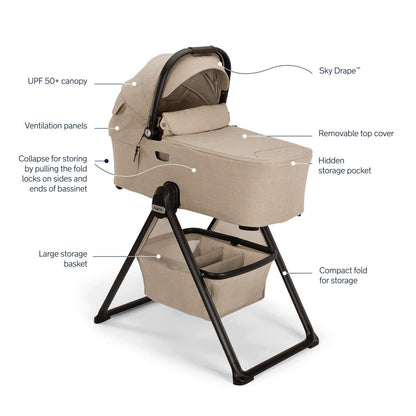 NunaNuna Demi Next Bassinet + StandBabysupermarket