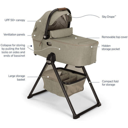 NunaNuna Demi Next Bassinet + StandBabysupermarket