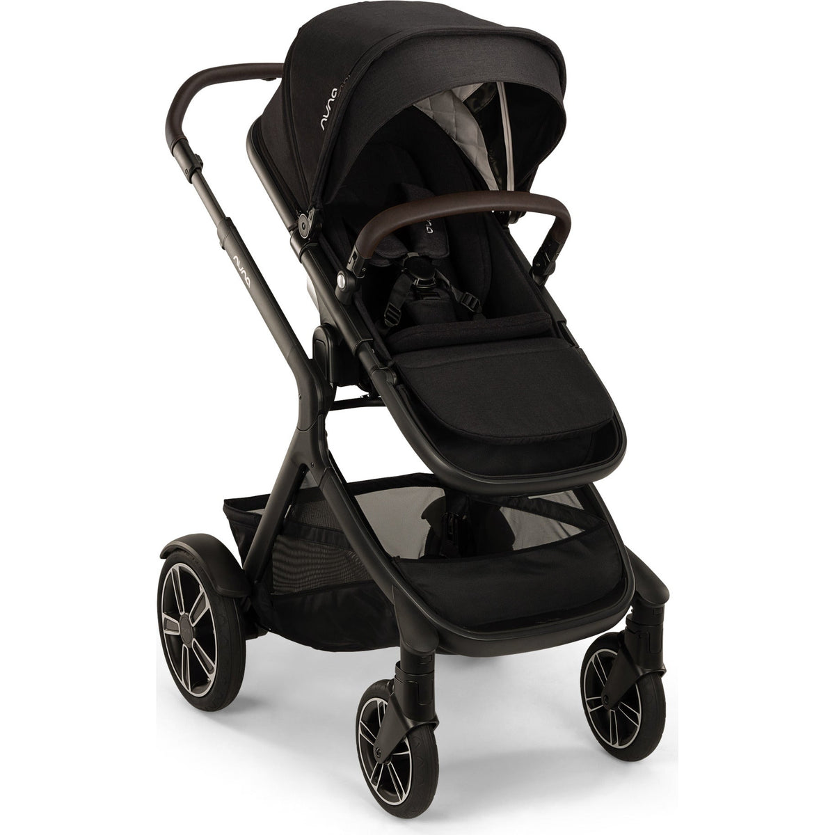 Nuna Multi Child Caviar/Choclate Nuna DEMI Next Stroller + Rider Board