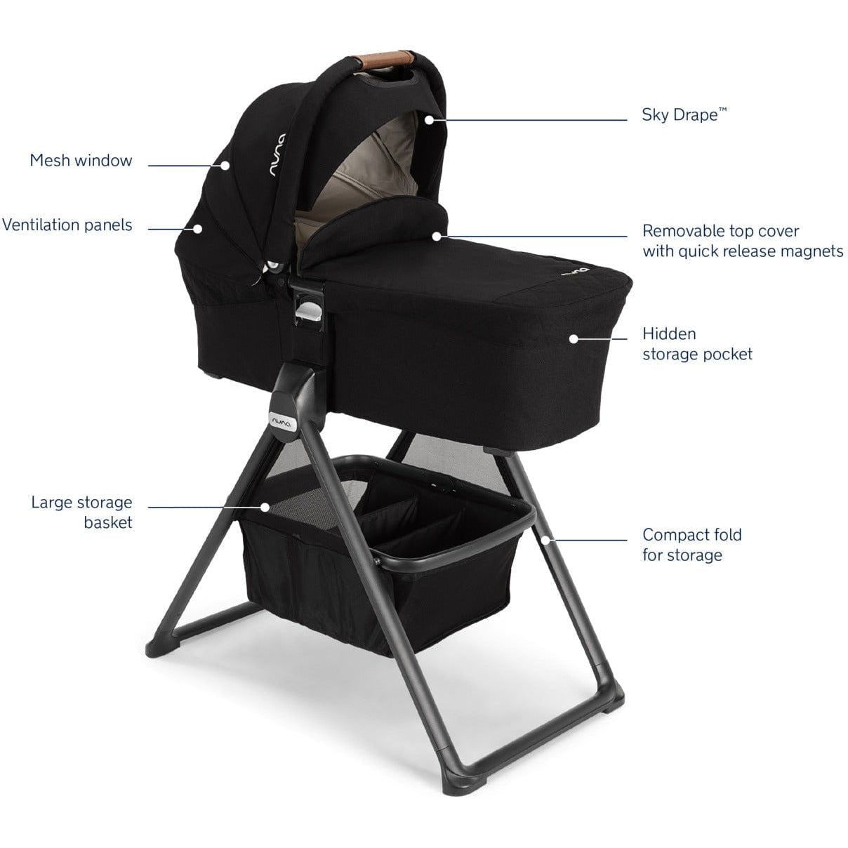 NUNA Accessories Nuna Mixx Bassinet + Stand