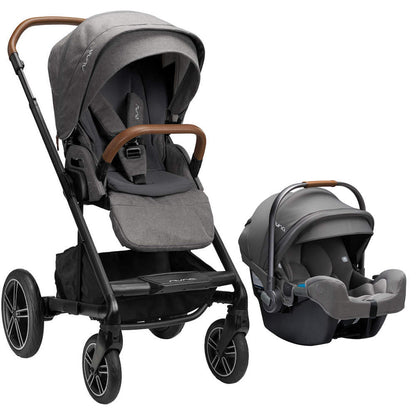 Nuna Standard Granite Nuna MIXX Next Stroller + PIPA RX Travel System