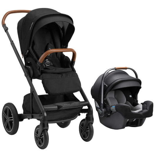 NUNA Standard Caviar Nuna MIXX Next Stroller + PIPA RX Travel System