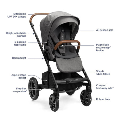 NUNA Travel Systems Nuna MIXX Next Stroller + PIPA Urbn Travel System