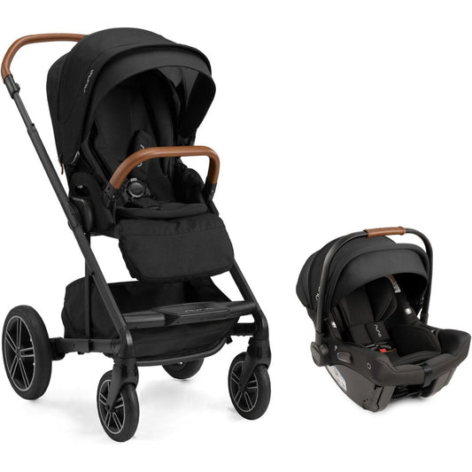 NUNA Travel Systems Caviar Nuna MIXX Next Stroller + PIPA Urbn Travel System