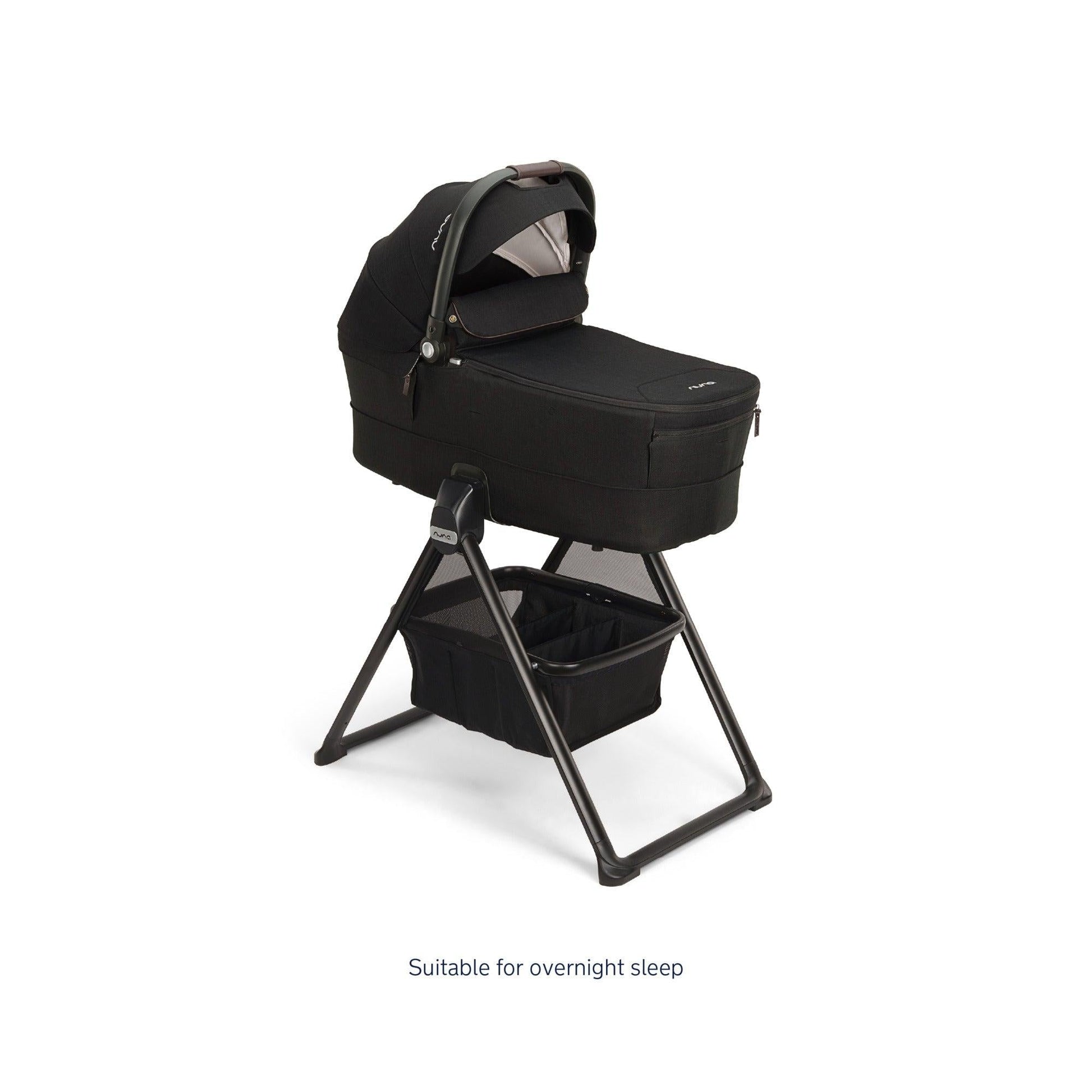 Nuna Stroller Accessories Caviar/Chocolate Nuna MIXX Series Bassinet + Stand