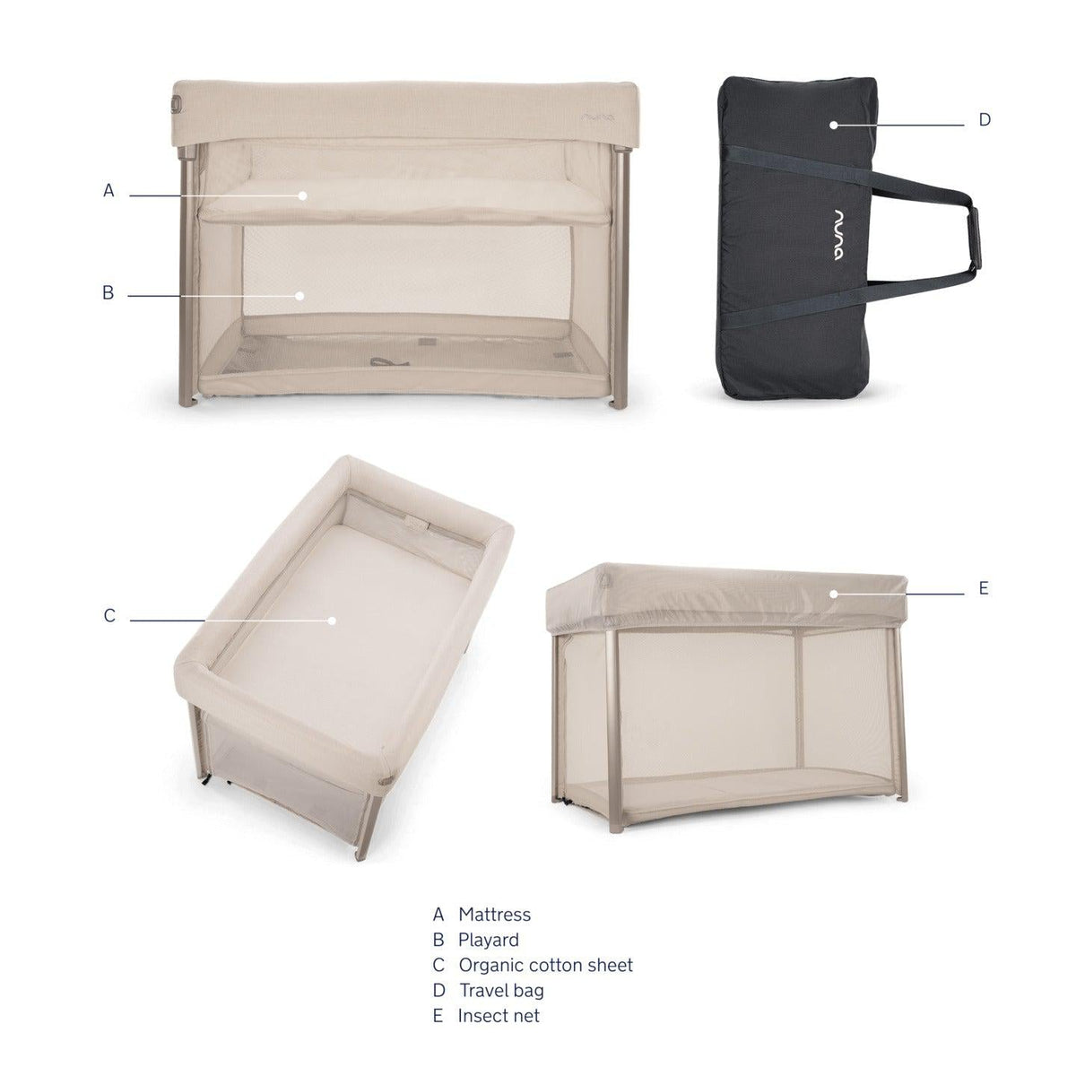 Nuna Playpens Nuna PAAL Playard + Bassinet