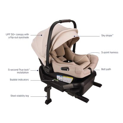 NunaNuna PIPA Aire Infant Car Seat + Pipa Series BaseBabysupermarket