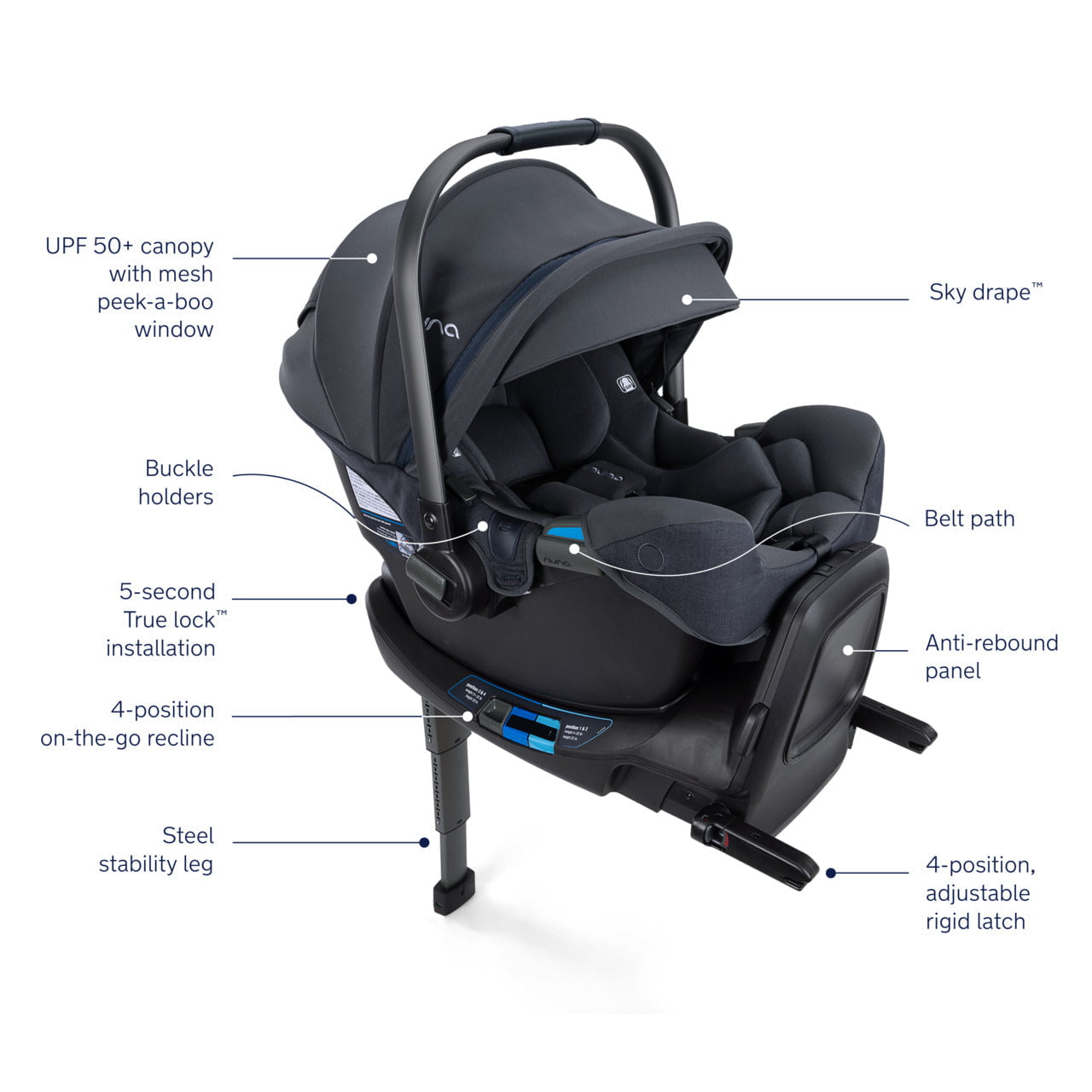 NUNA Infant Nuna PIPA RX Infant Car Seat + RELX Base
