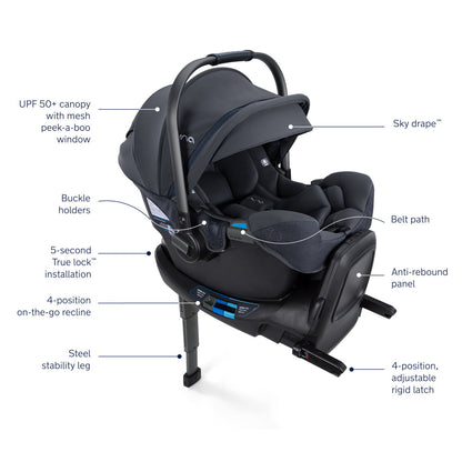 NUNA Infant Nuna PIPA RX Infant Car Seat + RELX Base