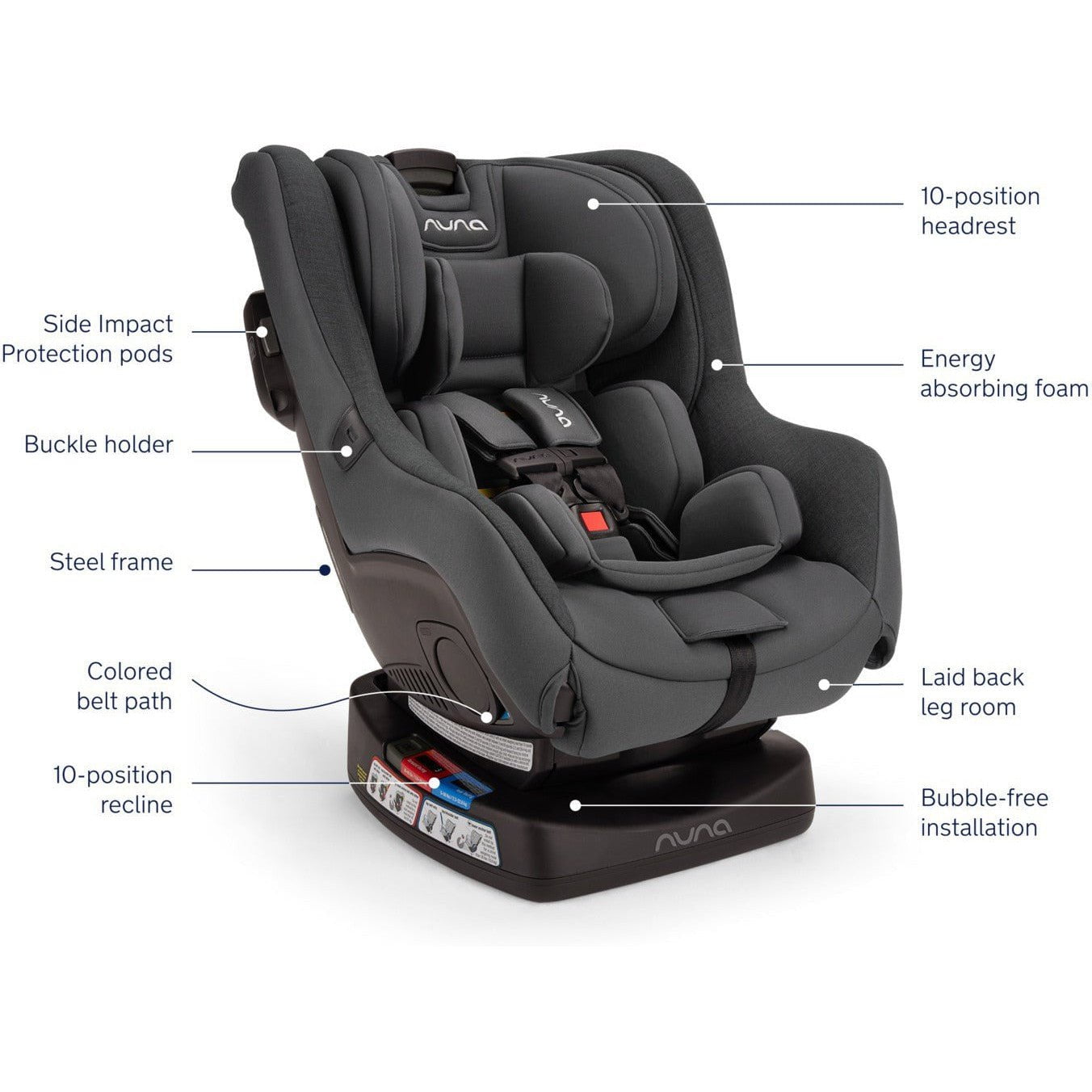 NUNA Convertible Nuna Rava Fire Retardant-Free Convertible Car Seat