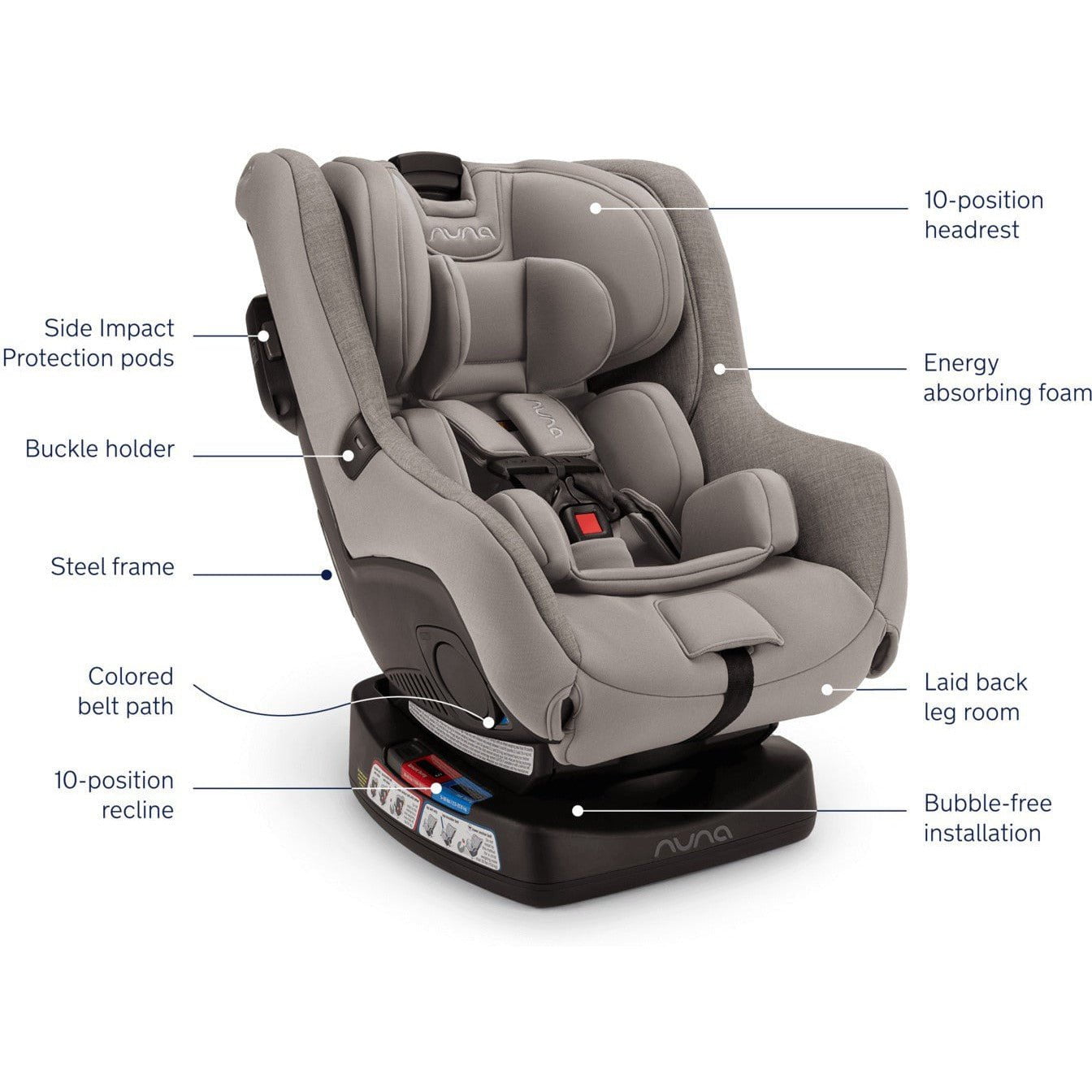 NUNA Convertible Nuna Rava Fire Retardant-Free Convertible Car Seat