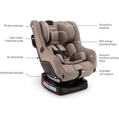 NUNA Convertible Nuna RAVA Fire Retardant-Free Convertible Car Seat