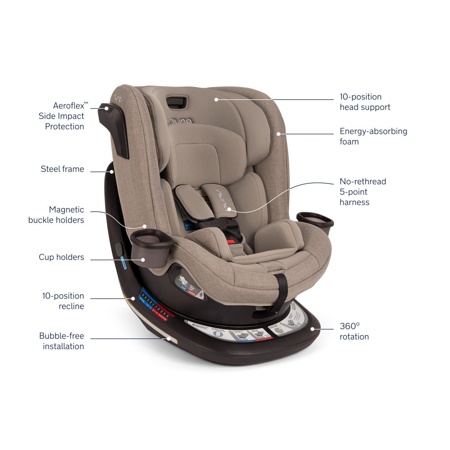 NUNA Convertible Nuna Revv Rotating Convertible Car Seat