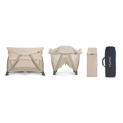 NUNA Playpens Granite Nuna Sena Aire Playard with Zip-Off Bassinet + Changer