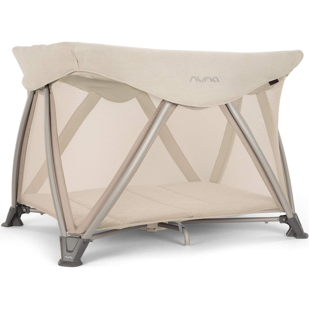 NUNA Playpens Granite Nuna Sena Aire Playard with Zip-Off Bassinet + Changer