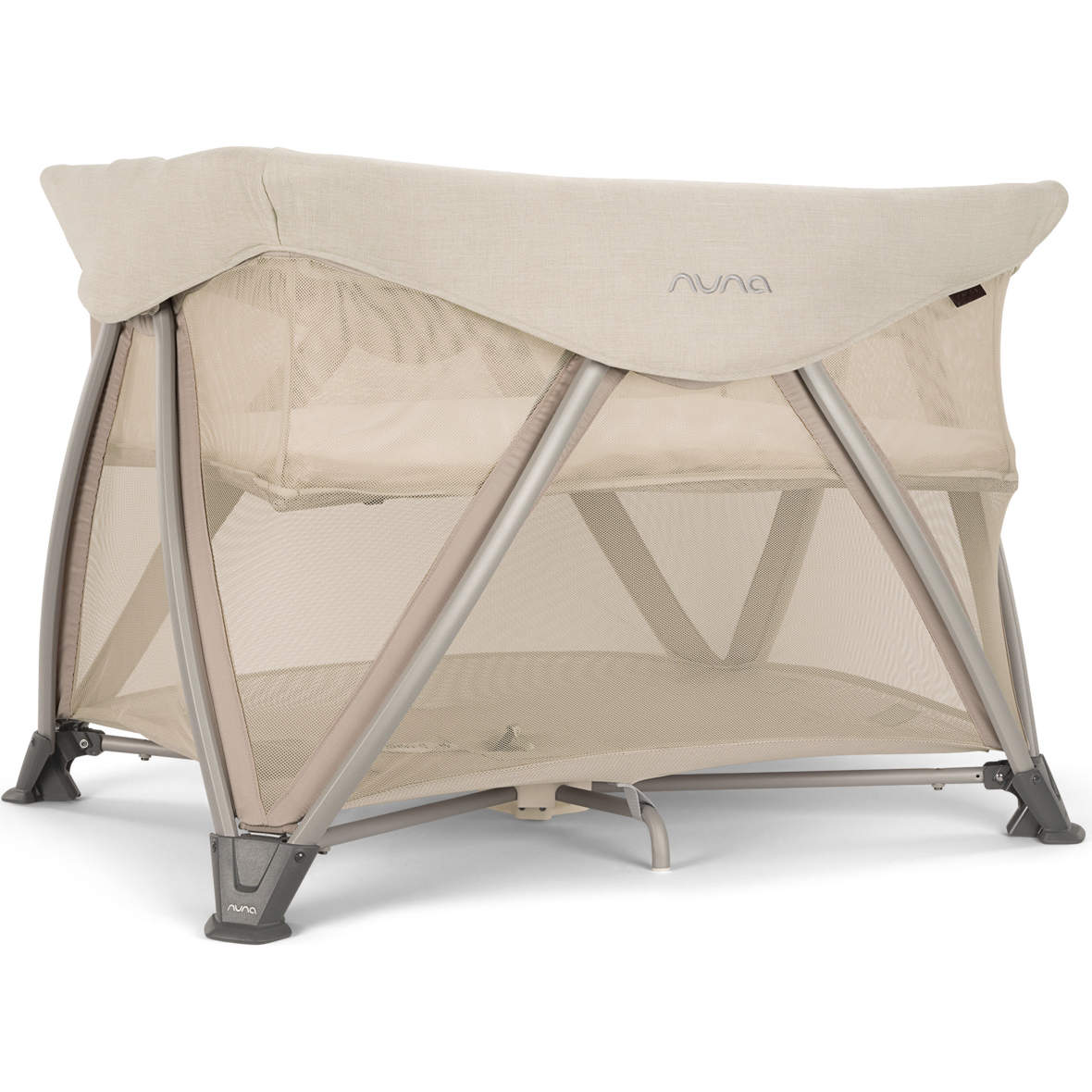 NUNA Playpens Granite Nuna Sena Aire Playard with Zip-Off Bassinet + Changer