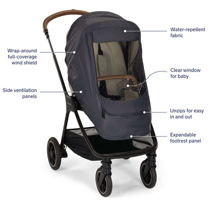 Nuna Accessories Nuna Stroller Wind Cover