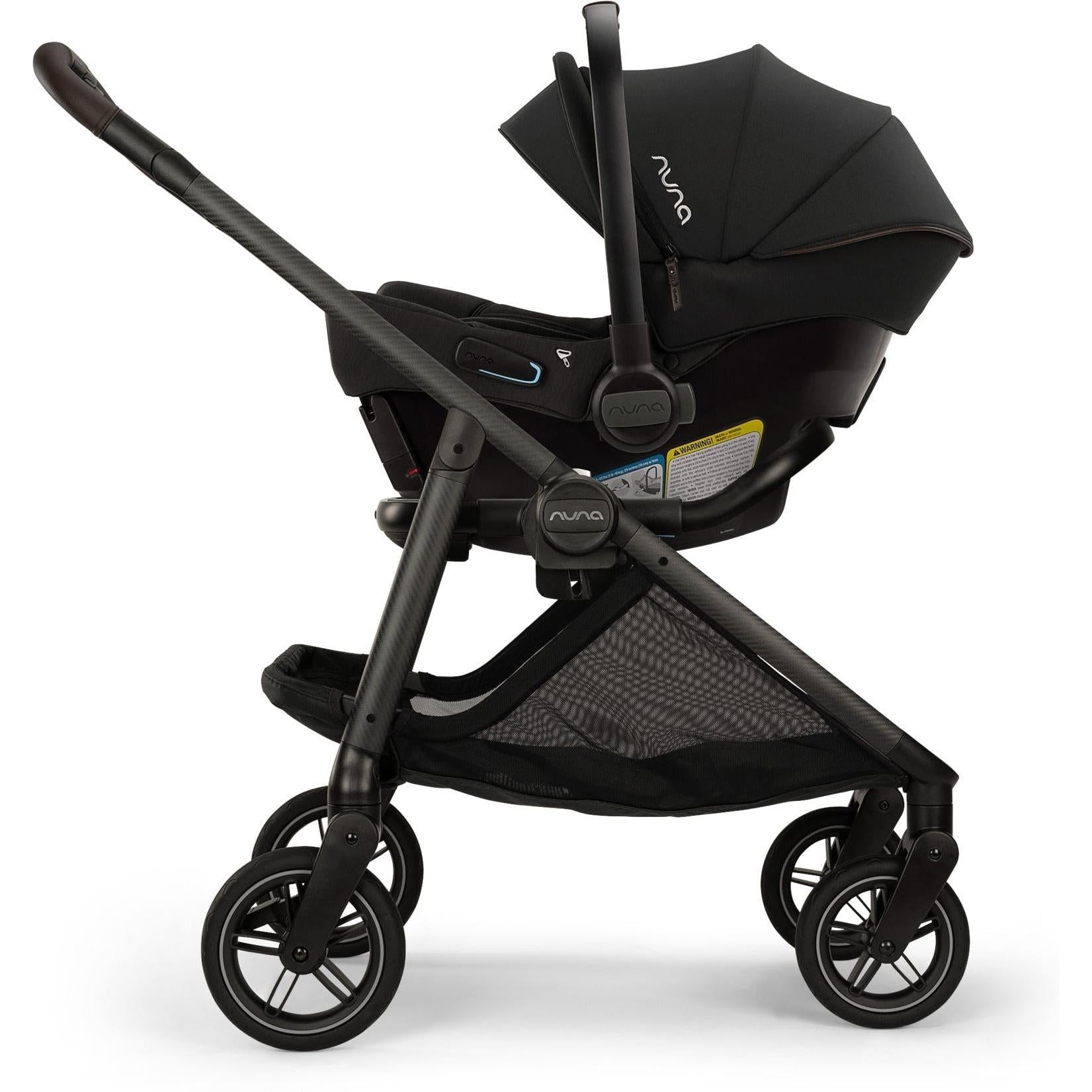 Nuna Strollers - Travel Systems Caviar/Chocolate Nuna SWIV Stroller + PIPA Urbn Travel System