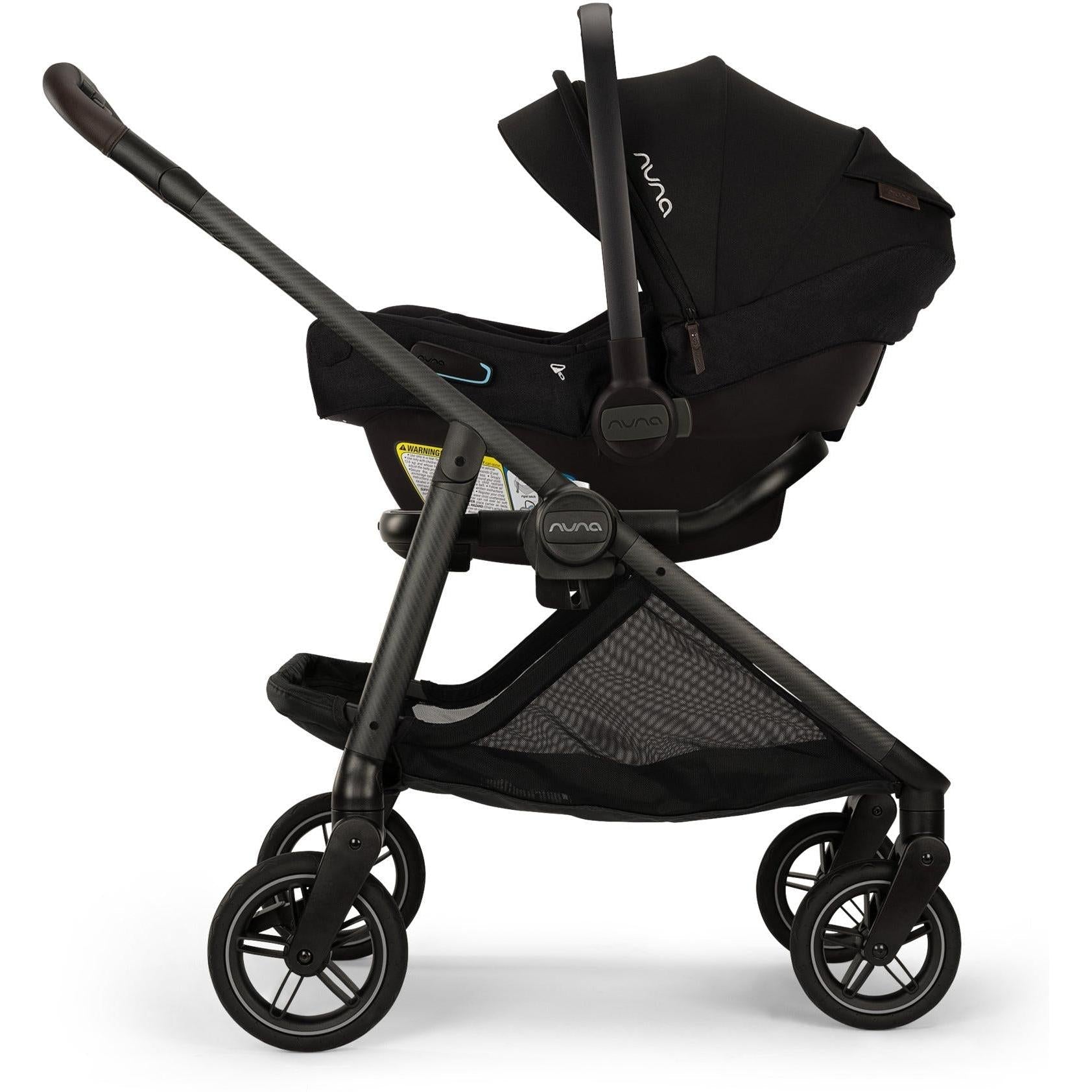 Nuna Strollers - Travel Systems Caviar/Chocolate Nuna SWIV Stroller + PIPA Urbn Travel System