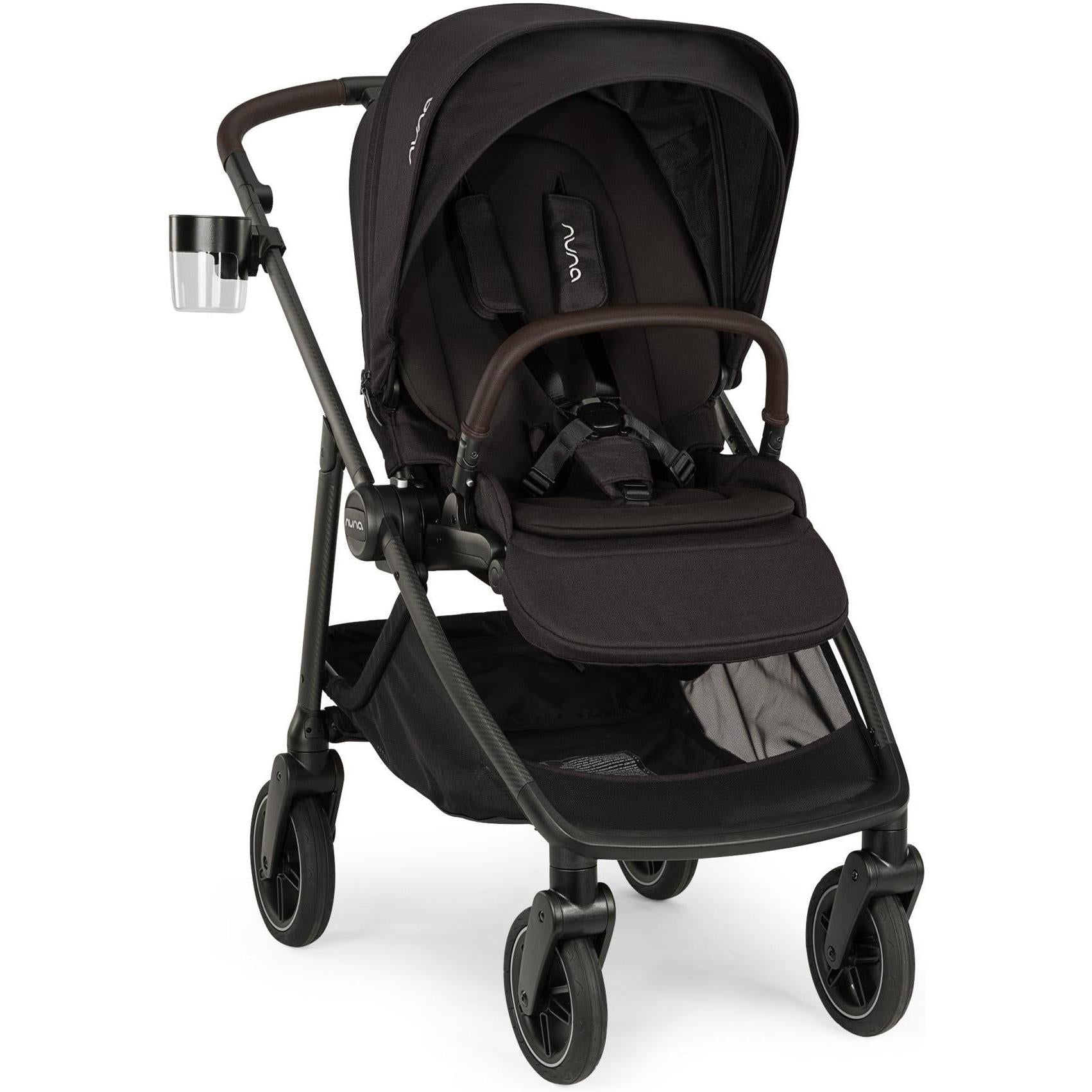 Nuna Strollers - Travel Systems Caviar/Chocolate Nuna SWIV Stroller + PIPA Urbn Travel System