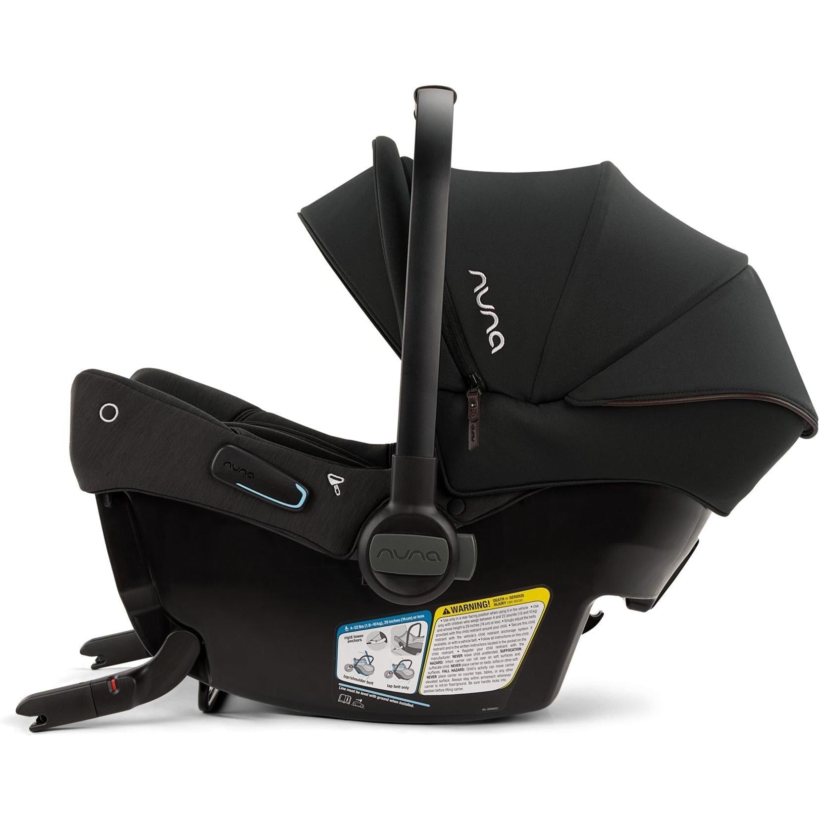 Nuna Strollers - Travel Systems Caviar/Chocolate Nuna SWIV Stroller + PIPA Urbn Travel System