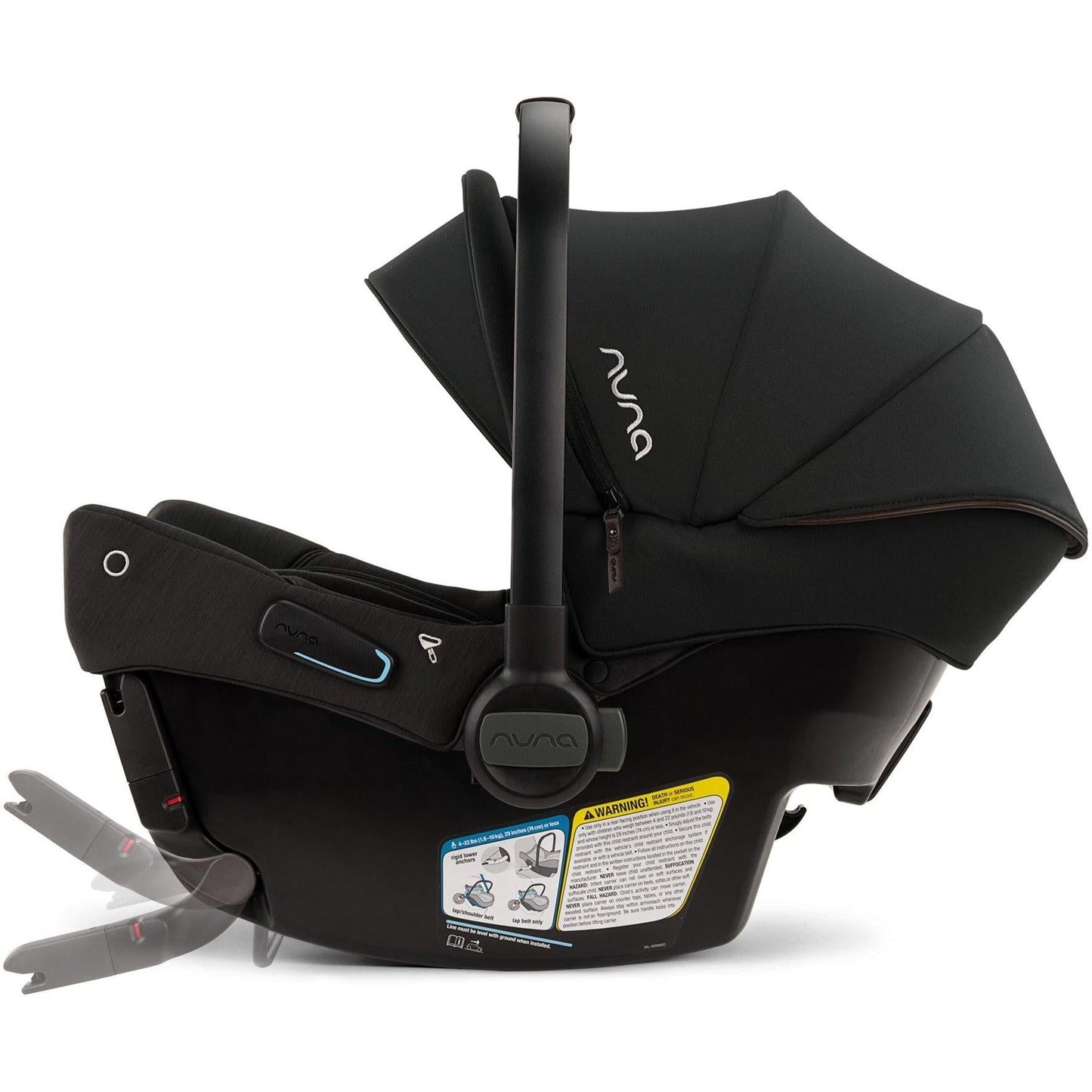Nuna Strollers - Travel Systems Caviar/Chocolate Nuna SWIV Stroller + PIPA Urbn Travel System