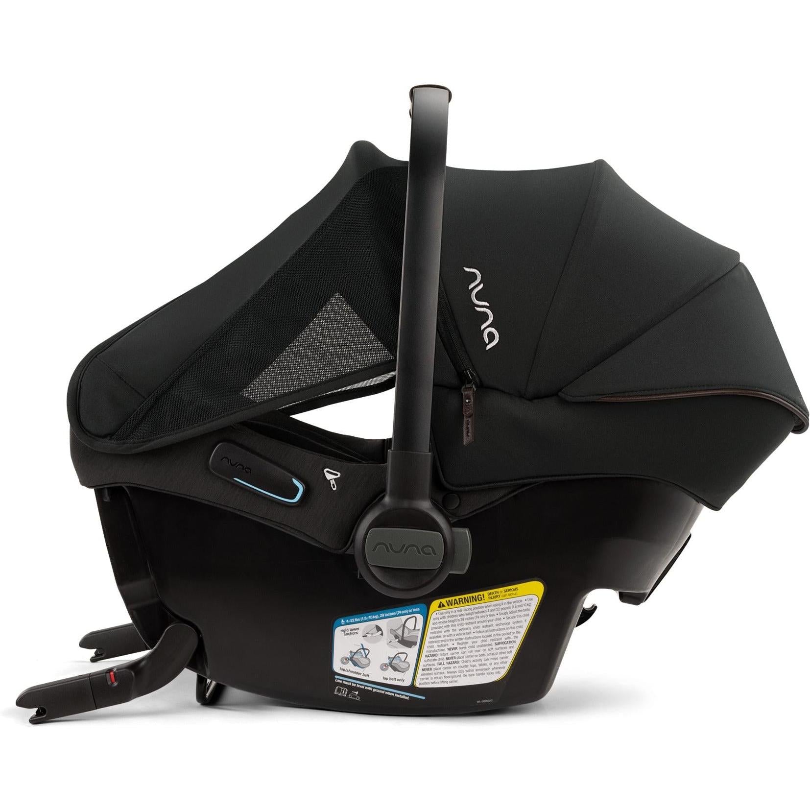 Nuna Strollers - Travel Systems Caviar/Chocolate Nuna SWIV Stroller + PIPA Urbn Travel System