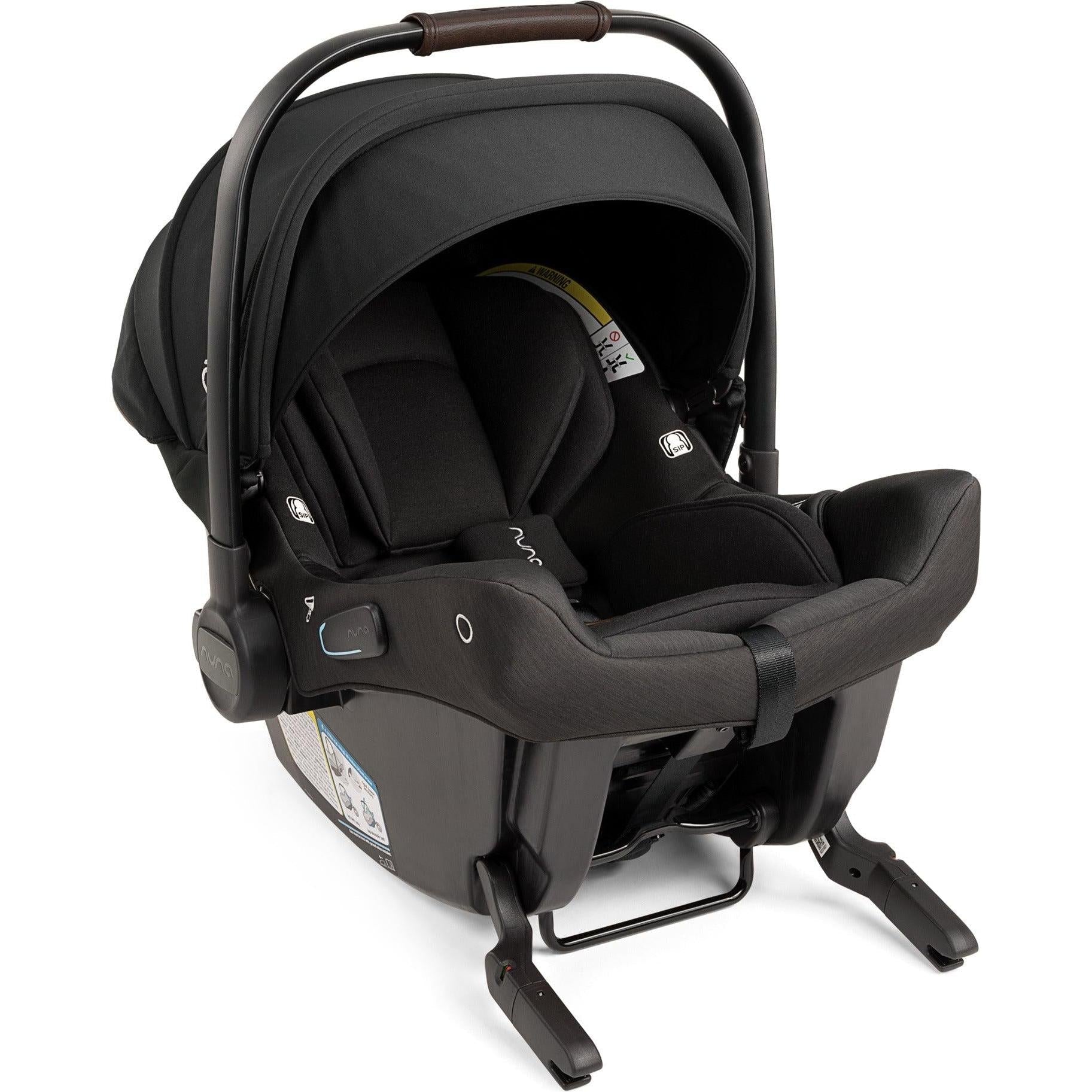 Nuna Strollers - Travel Systems Caviar/Chocolate Nuna SWIV Stroller + PIPA Urbn Travel System