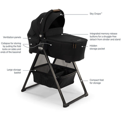 Nuna Accessories Nuna SWIV & TRIV Bassinet + Stand