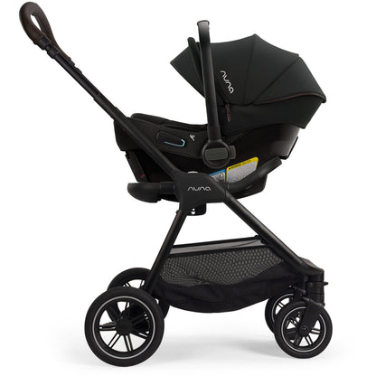 Nuna Strollers - Travel Systems Caviar/Chocolate Nuna TRIV Next Stroller + PIPA Urbn Travel System