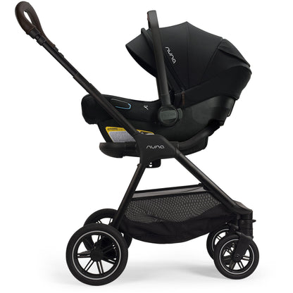Nuna Strollers - Travel Systems Caviar/Chocolate Nuna TRIV Next Stroller + PIPA Urbn Travel System