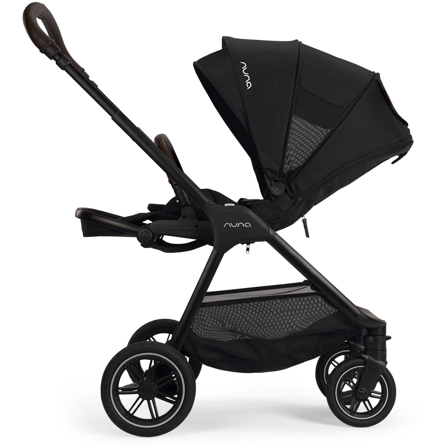 Nuna Strollers - Travel Systems Caviar/Chocolate Nuna TRIV Next Stroller + PIPA Urbn Travel System