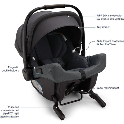 NUNA Travel Systems Nuna TRIV Next Stroller + Pipa Urbn Travel System