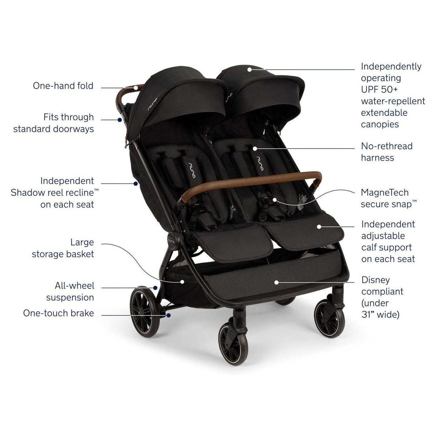 Nuna Multi Child Nuna TRVL DUBL Stroller