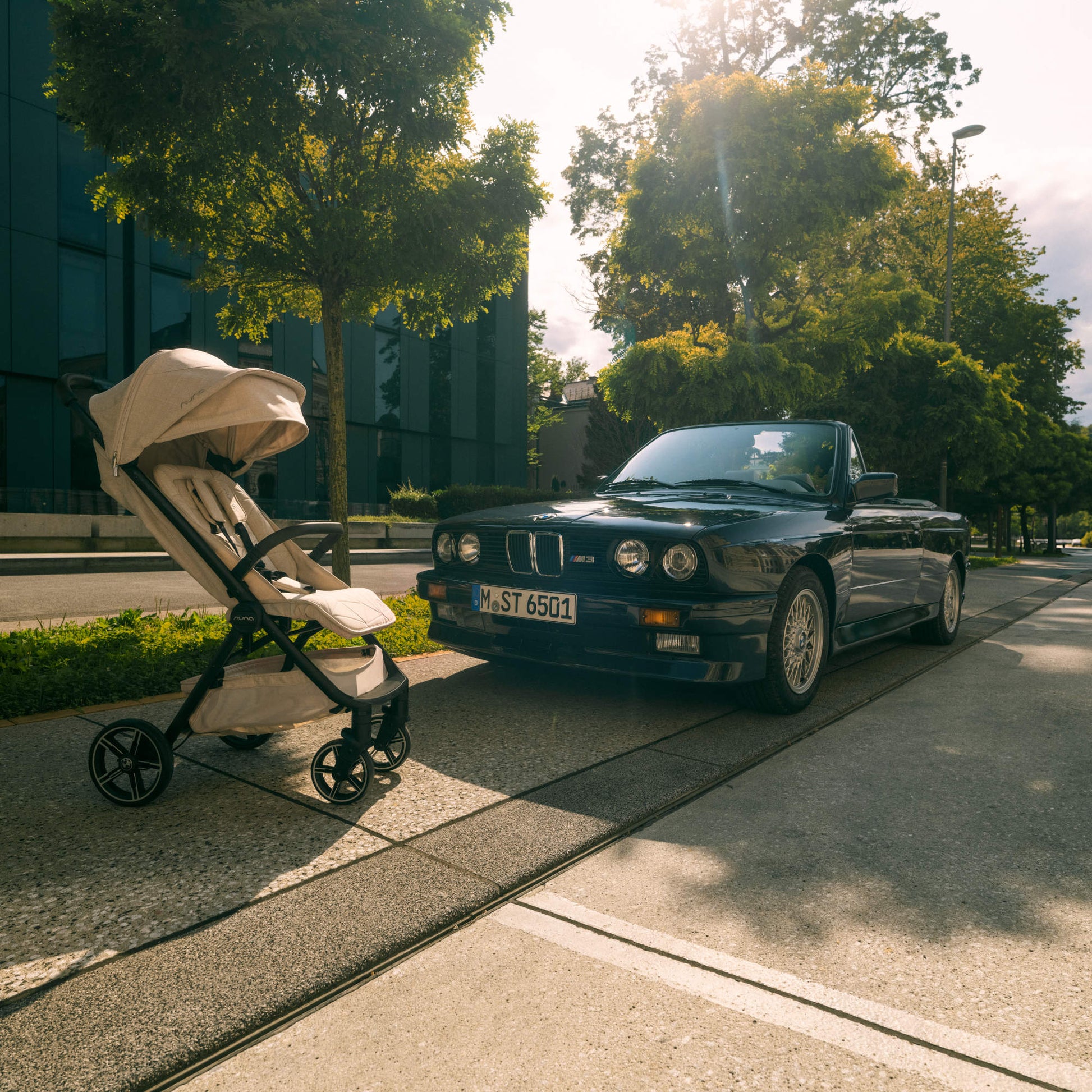 Nuna Strollers - Single Mica Nuna x BMW TRVL LX Stroller + Carry Bag