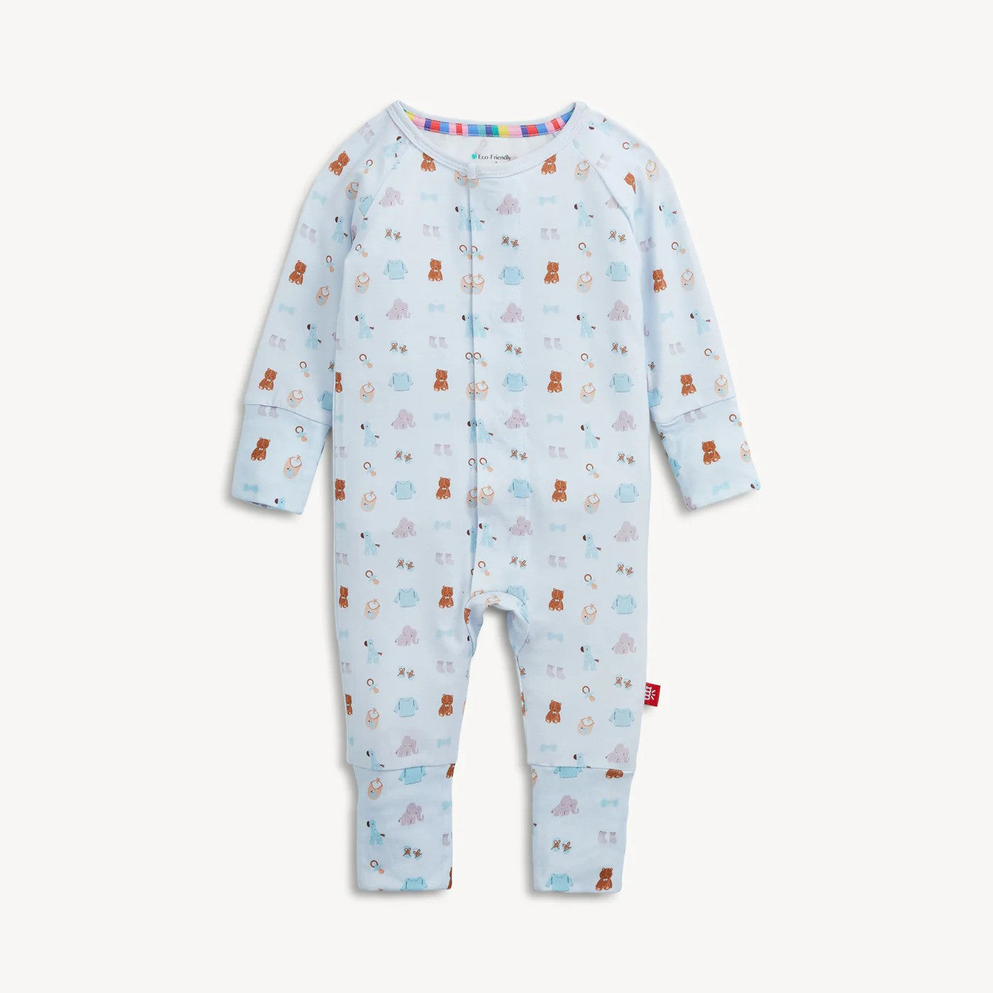 Magnetic Me Nursery Nostalgia Blue Magnetic Modal Convertible Coverall