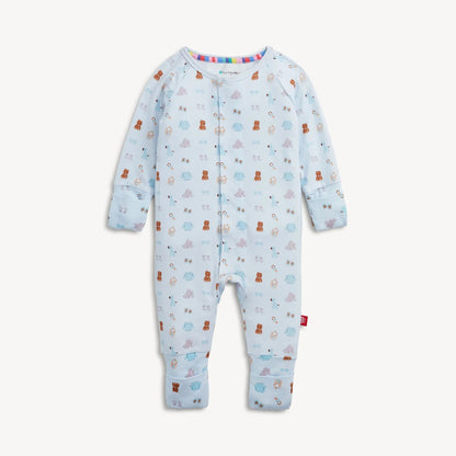 Magnetic Me Nursery Nostalgia Blue Magnetic Modal Convertible Coverall