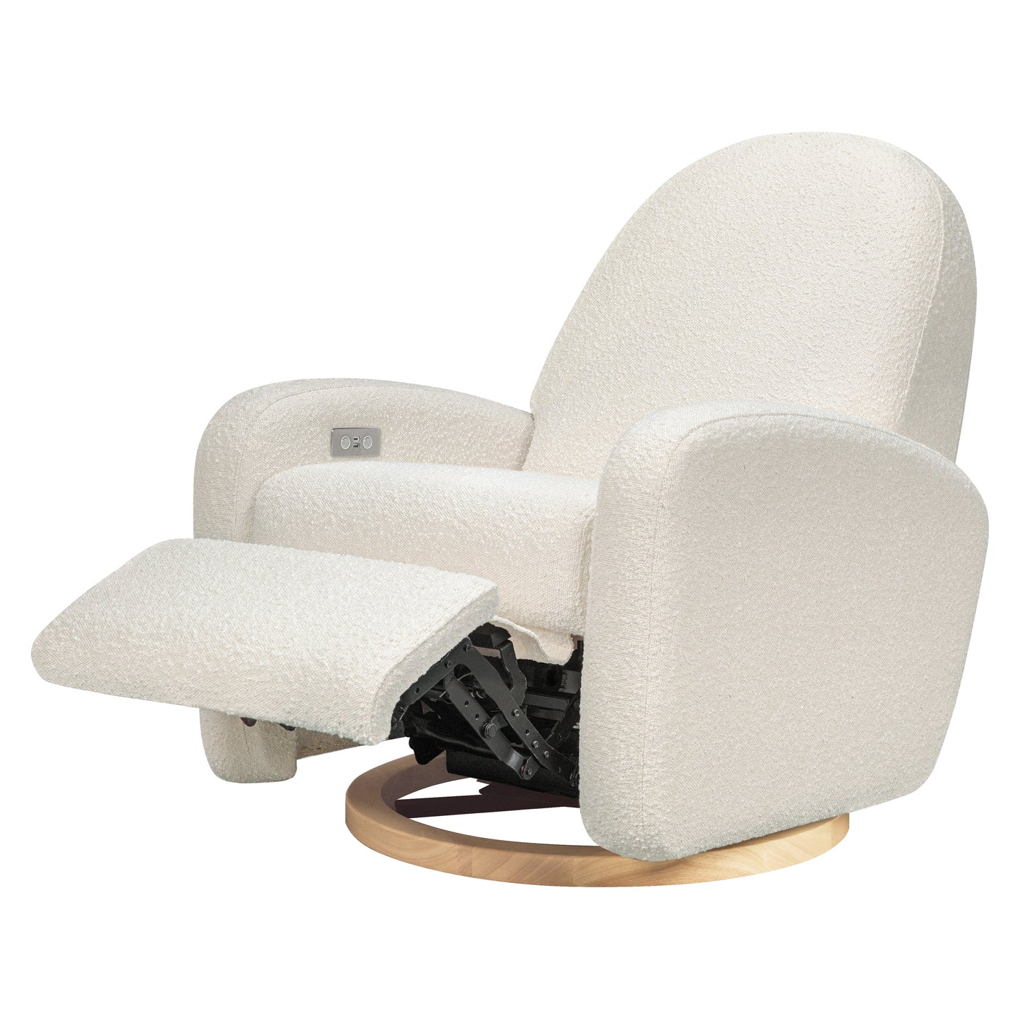 Babyletto Nami Electronic Recliner and Swivel Glider Recliner with USB port