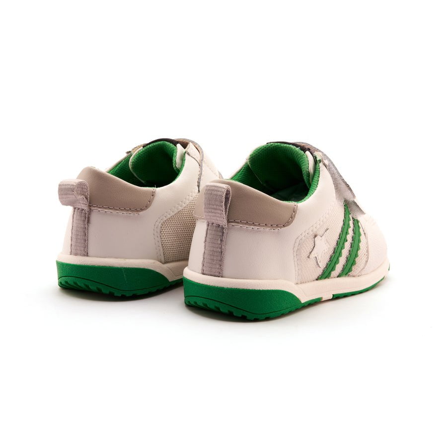 Old Soles Boys Marvel Squad Shoe - Snow/Neon Green/Gris