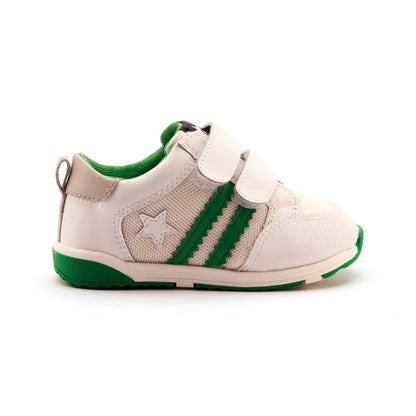 Old Soles Boys Marvel Squad Shoe - Snow/Neon Green/Gris