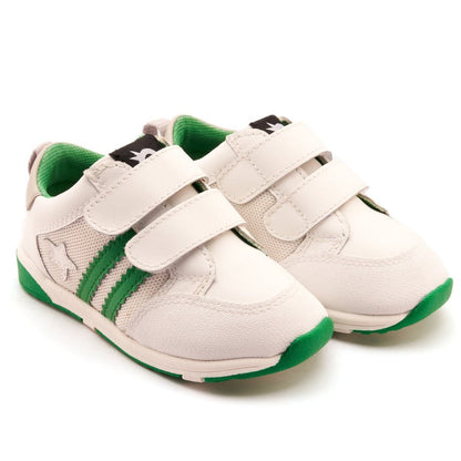 Old Soles Boys Marvel Squad Shoe - Snow/Neon Green/Gris