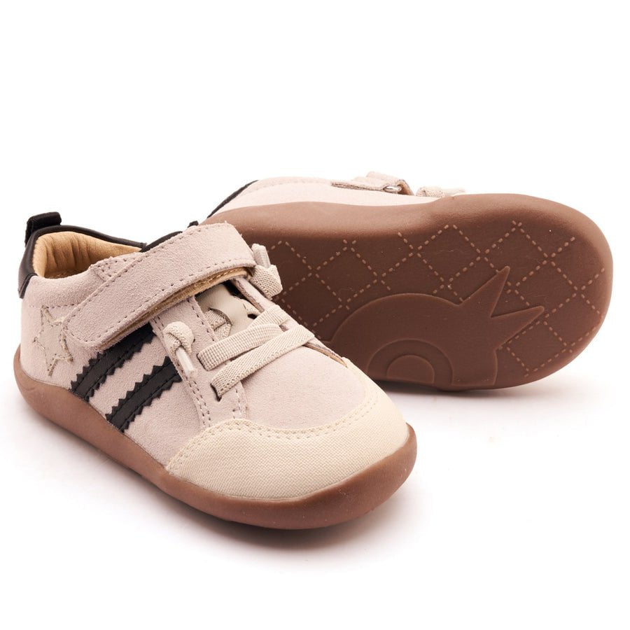 Old Soles Boys WOS Ground Sneaker - Sporco Suede/Gris/Black