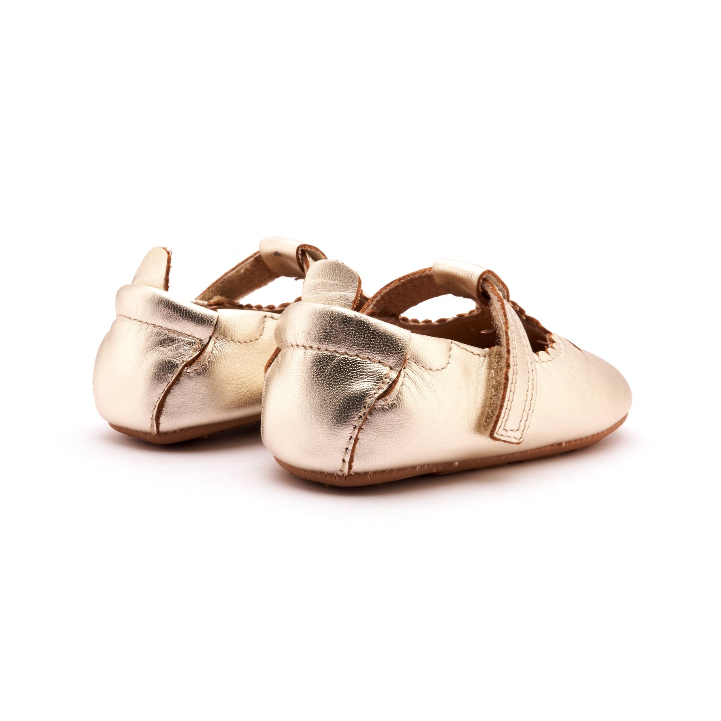 Old Soles Droplet Baby Shoe-Gold
