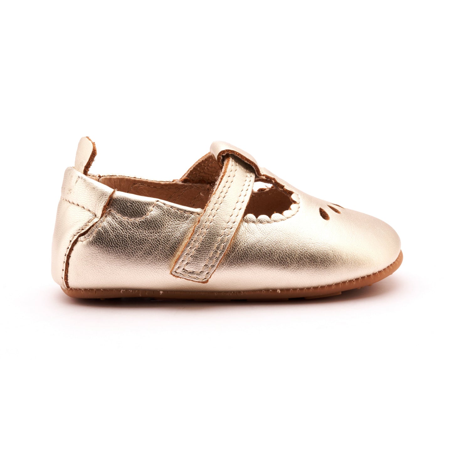 Old Soles Droplet Baby Shoe-Gold