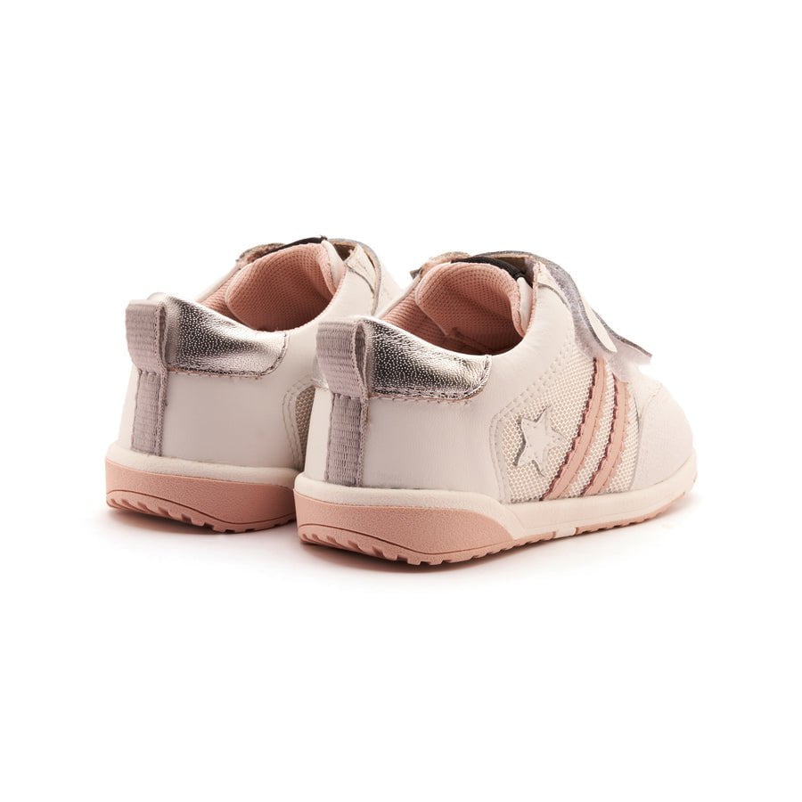 Old Soles Girls Marvel Squad Shoe - Snow/Powder Pink/Silver