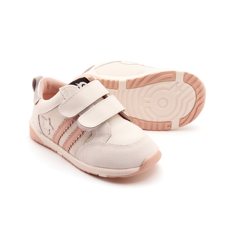 Old Soles Girls Marvel Squad Shoe - Snow/Powder Pink/Silver