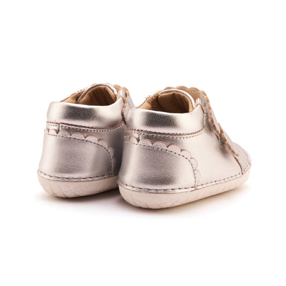 Old Soles Shoes Old Soles Pave Shade Double Strap Shoe-Silver/Snow