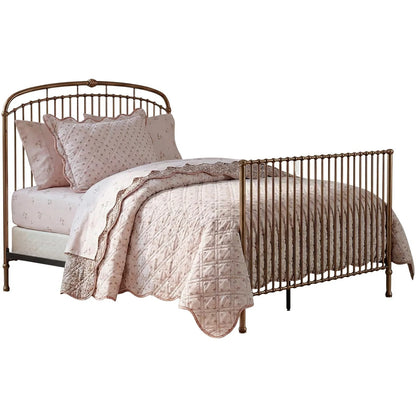 Westwood Metal Convertible Olivia 4-In-1 Crib- Vintage Gold