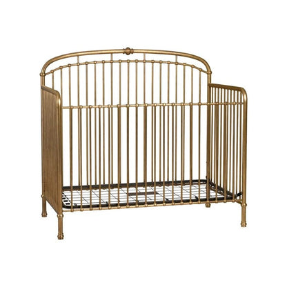 Westwood Metal Convertible Olivia 4-In-1 Crib- Vintage Gold